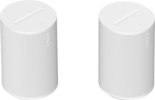 Sonos Σετ Ηχείων Home Cinema 5.1 Premium Immersive Set Ενσωματωμένο WiFi Dolby Atmos White με Ασύρματα Ηχεία Beam (Gen2) & Sub & 2x Era100