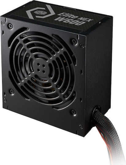 CoolerMaster Elite Nex White 600W Black Computer Power Supply Full Wired 80 Plus Standard