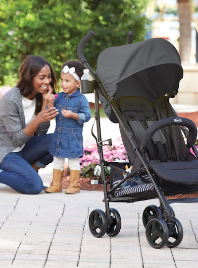 Graco Travelite Umbrella Stroller Suitable from 6+ Months Black / Grey 7.07kg