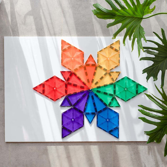 Connetix Jucărie Magnetică De Construcție Geometrie Curcubeu Pentru Copii 3+ Ani