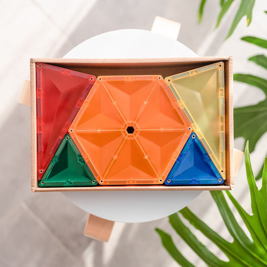 Connetix Jucărie Magnetică De Construcție Geometrie Curcubeu Pentru Copii 3+ Ani