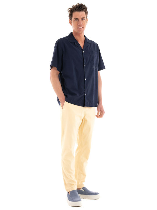 Scotch & Soda Ανδρικό Παντελόνι Chino σε Tapered Γραμμή Μαύρο