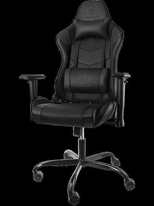 Deltaco DC220 Iron frame Καρέκλα Gaming Δερματίνης Μαύρη