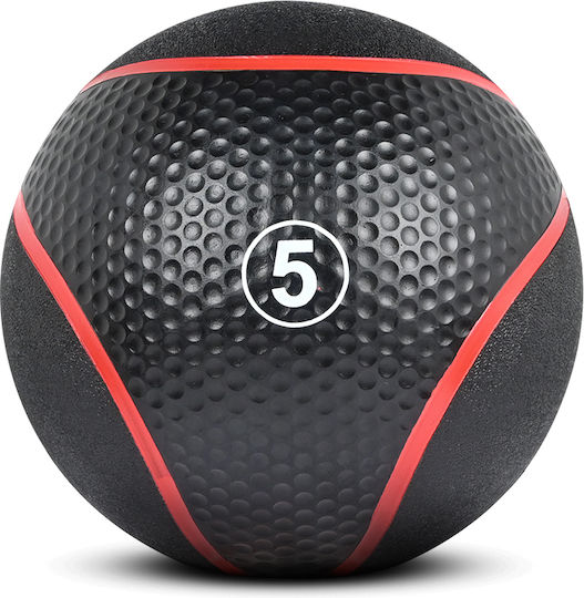 X-FIT Premium Топка Медицина 5кг в Черен Цвят