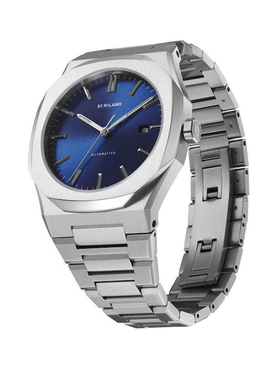 D1 Milano Watch Automatic with Silver Metal Bracelet