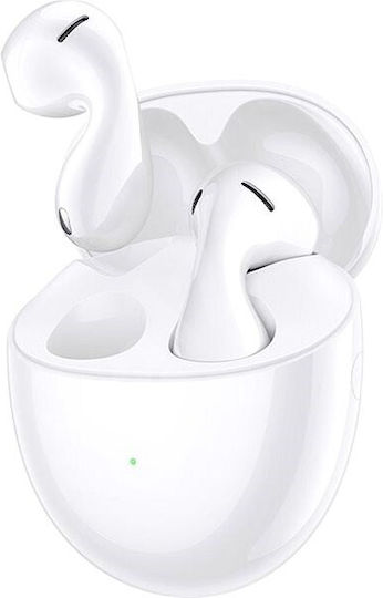 Huawei FreeBuds 5 Bluetooth Handsfree Ακουστικά με Αντοχή στον Ιδρώτα και Θήκη Φόρτισης Ceramic White