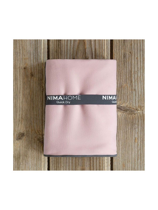 Nima Riva Πετσέτα Γυμναστηρίου με Μικροΐνες Ροζ 50x90cm