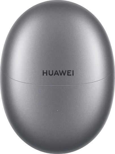 Huawei FreeBuds 5 Bluetooth Handsfree Earphones with Sweat Resistance and Charging Case Silver Frost