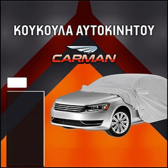 Carman Κουκούλα Αυτοκινήτου 432x165cm Αδιάβροχη Medium για Sedan