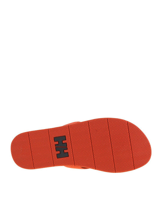 Herrensandalen in Orange Farbe