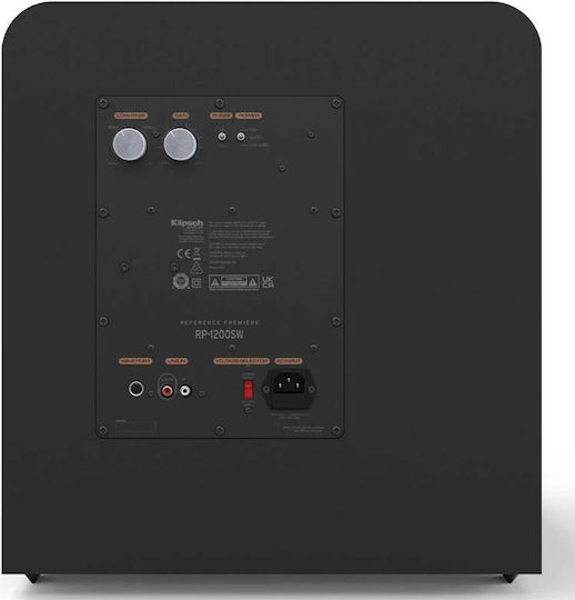 Klipsch RP-1200SW RP-1200SW Безжичен Активен Субуфер с 12" Високоговорител 400W Черен