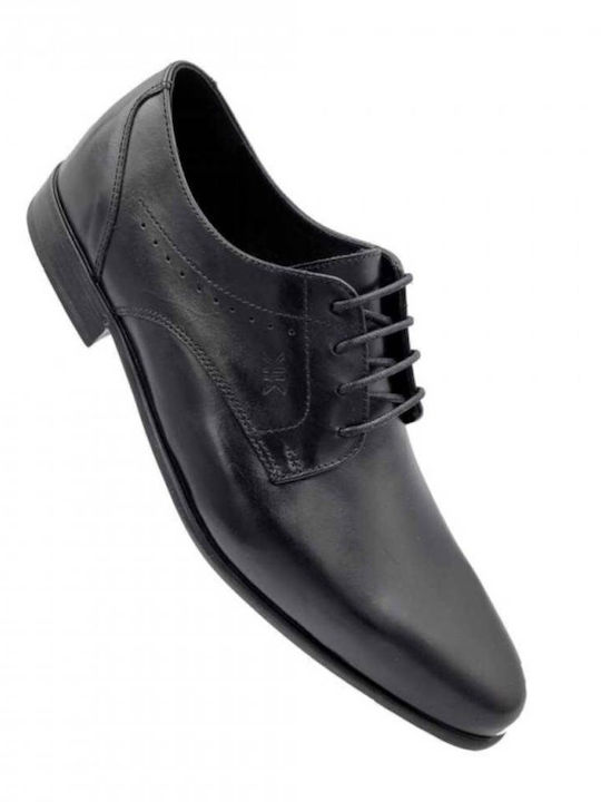 Kricket Men's Leather Dress Shoes Black