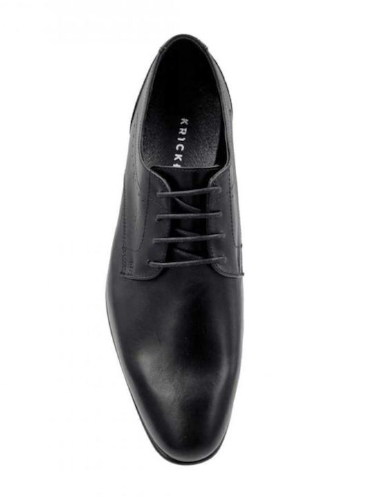 6005 Leder Herrenschuhe Schwarz