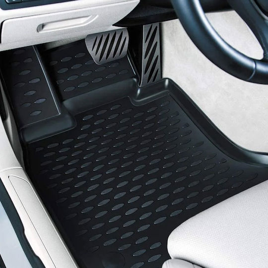Novline Front Mats 2pcs Tray Type for Honda Accord 4/5D 2003-2008 Black