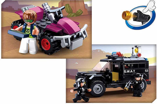 Sluban Building Blocks Police Swat For Age 6+ 293 Pieces