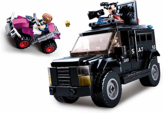 Sluban Building Blocks Police Swat For Age 6+ 293 Pieces