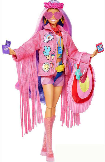 Barbie Fly Vacation Desert Păpușă Extra pentru 3+ ani+ Ani