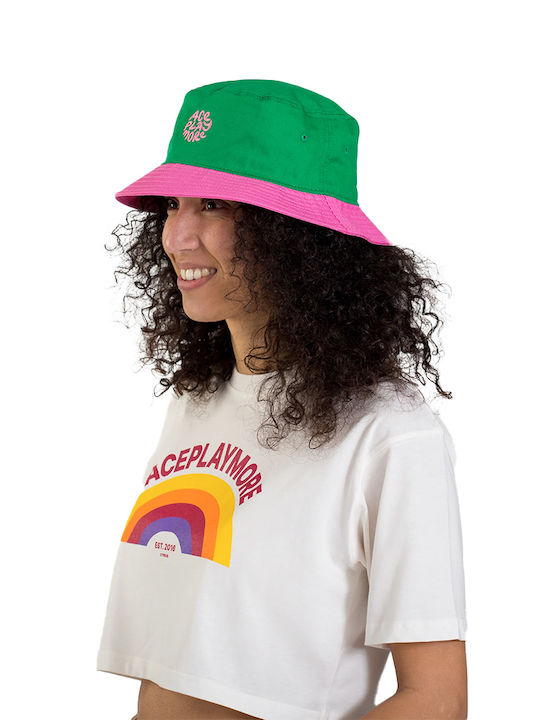 Καπέλο Bucket AcePlayMore Riri Green Pink