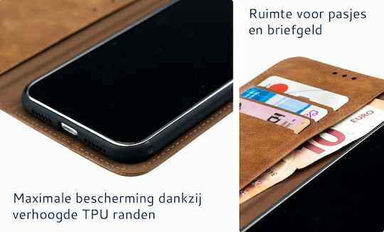 Rosso Element Wallet Synthetic Leather Brown (OnePlus 11)