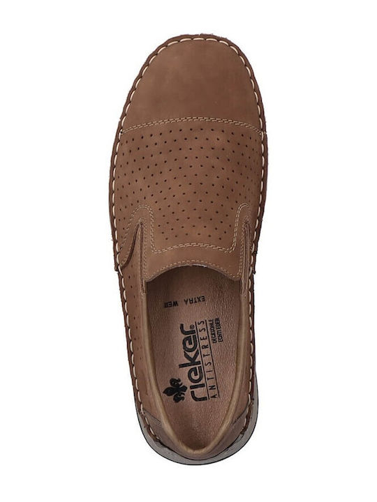 Leder Herren Slip-Ons Braun