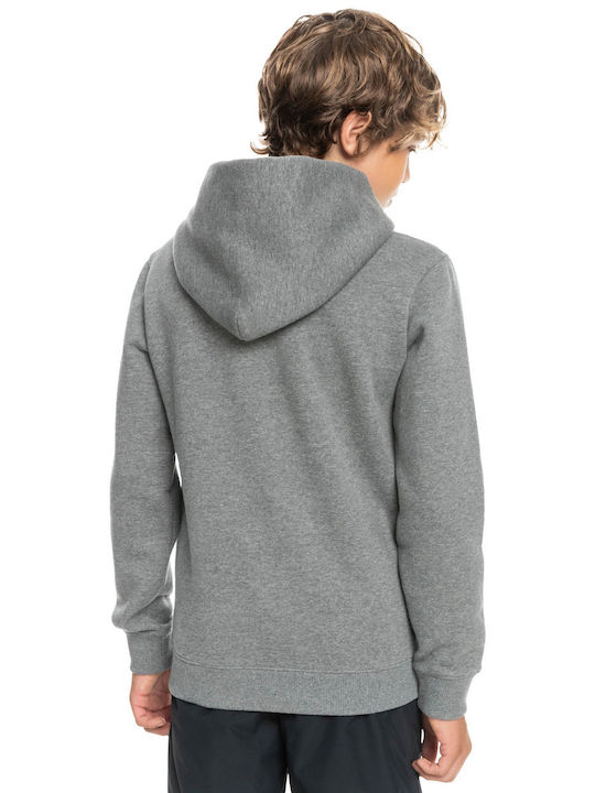 Quiksilver Kinder Sweatshirt mit Kapuze und Taschen Gray