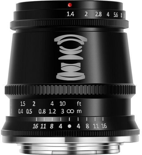 TTArtisan Crop Obiectiv Foto 35mm F/1.4 Fix pentru Montura Leica L Black