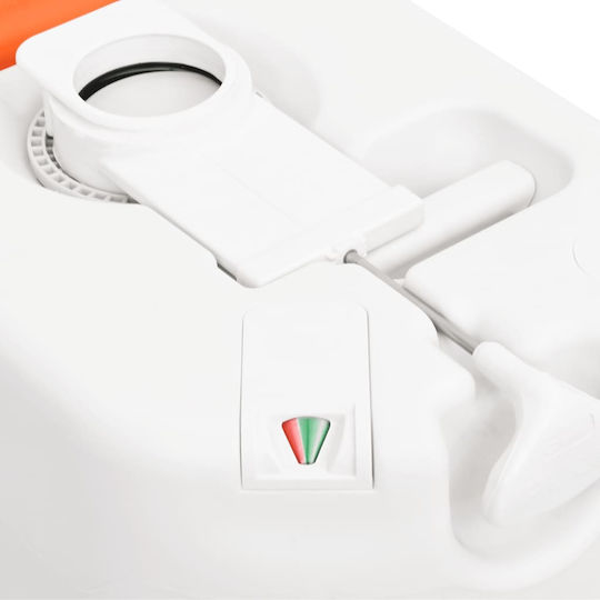 vidaXL Chemical Toilet Integrated from HDPE & PP 24lt