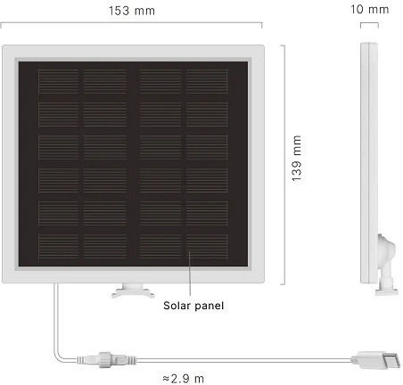 Factory Straßen-Solarleuchte 500lm Kaltweiß 5000K mit Bewegungssensor und Fotokontakt