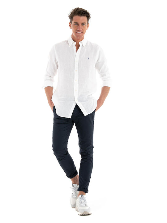 Trousers Chino in Super Slim Fit Navy Blue