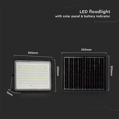 V-TAC Solar LED Flutlicht 20W Natürliches Weiß 4000K