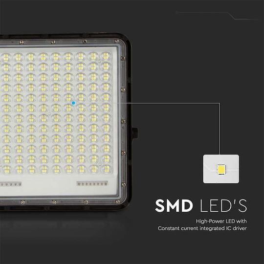 V-TAC Στεγανός Ηλιακός Προβολέας LED 30W Φυσικό Λευκό 4000K IP65