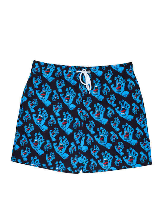Men's Swimwear Shorts Blue with Patterns