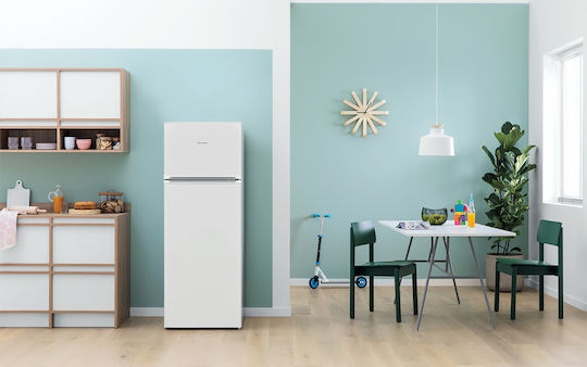 Indesit Frigider cu două uși 212lt Î144xL54xA57cm. Alb I55TM 4120 W 2