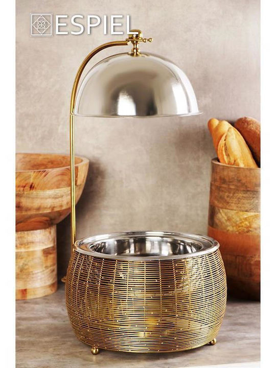 Espiel Mango Decorative Bowl Brown 20.3x20.3x24.1cm