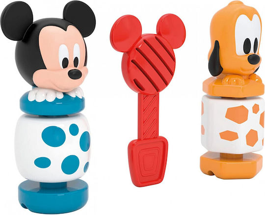Baby Clementoni Stacking Toy Mickey & Pluto Build & Play for 18++ Months