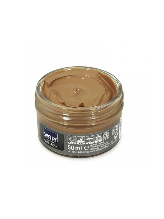 Woly Light Brown Βαφή για Δερμάτινα Παπούτσια 50ml