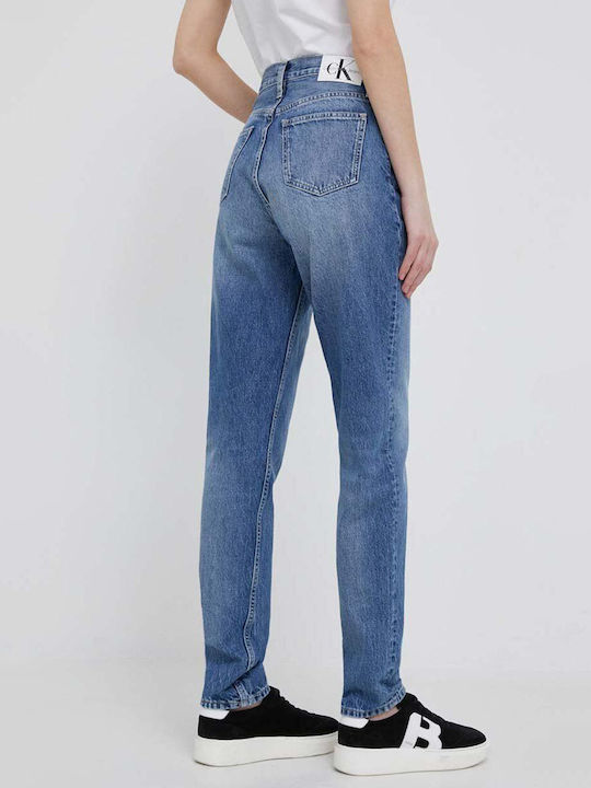 Calvin Klein Γυναικείο Jean Παντελόνι σε Mom Εφαρμογή Denim Medium