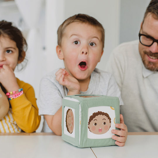 Rubens Barn Activity Cube Emotion Understanding for 0++ Months