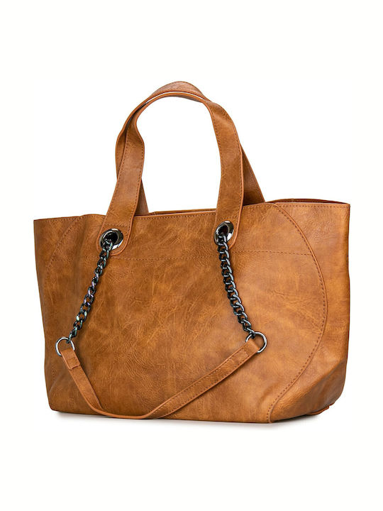 Set Women's Bag Handbag Tabac Brown