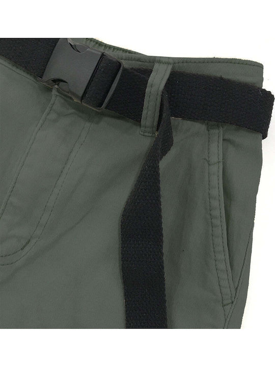 Jean Damă Kaki High Rise Us-sj602-6