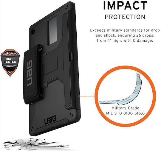 UAG Scout Back Cover Durabilă Neagră (Galaxy Tab A7 Lite)