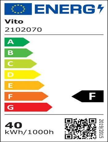 Vito LED Γραμμικό Φωτιστικό Οροφής 40W Φυσικό Λευκό IP20 Μ120xΒ2.2xΥ2.5εκ.