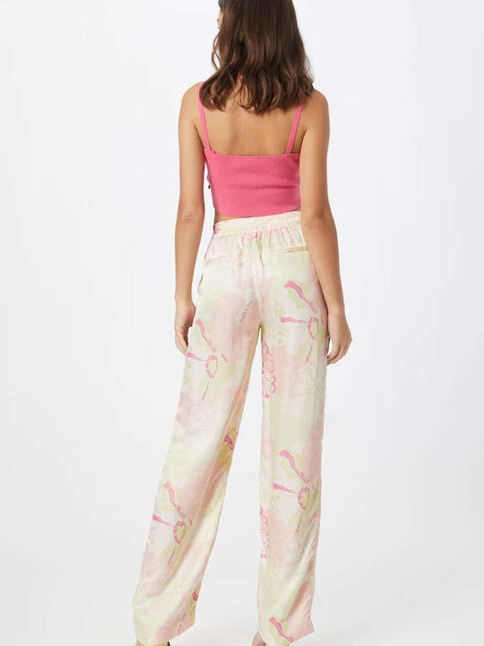 Scotch & Soda Gia Damen Stoff Palazzohose Breit