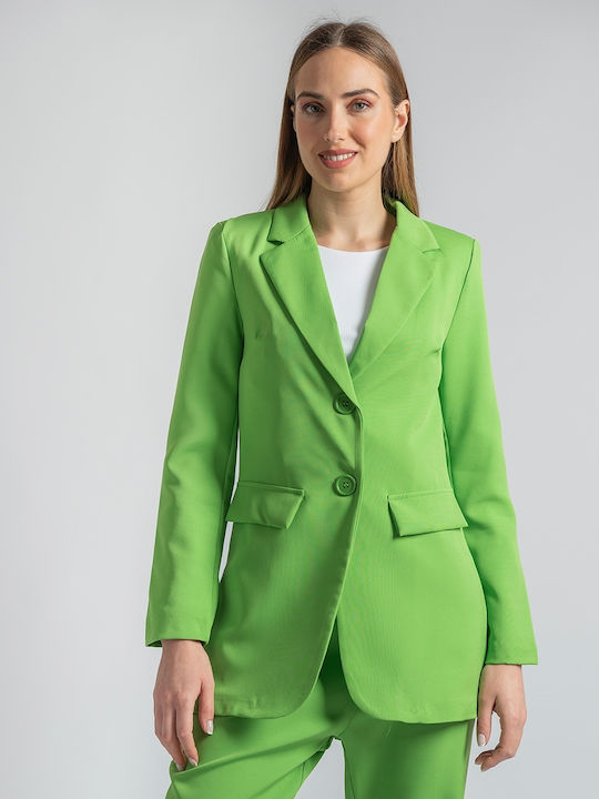 InShoes Women's Green Set with Trousers Flared