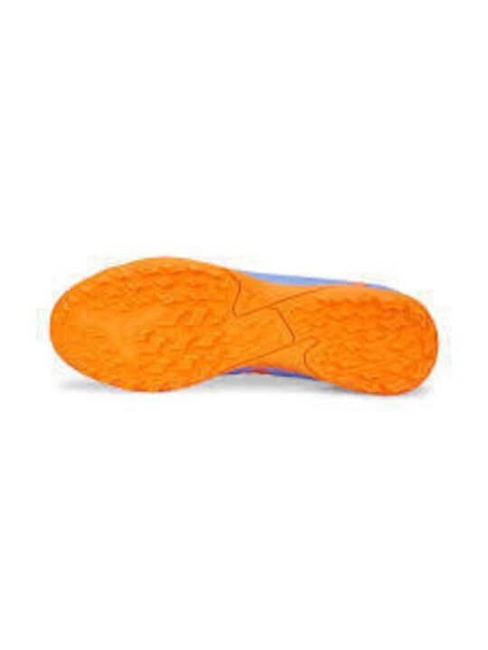 PUMA Future Play Ποδοσφαιρικά Παπούτσια με Σχάρα TT Blue Glimmer / Puma White / Ultra Orange