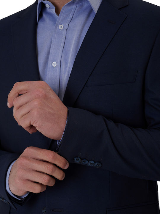 Men's Suit Jacket Regular Fit Navy Blue 3134008-C03