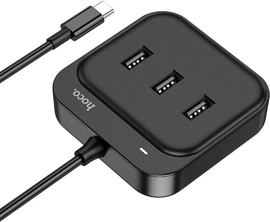 Hoco HB31 Hub 4 Θυρών USB 2.0 με σύνδεση USB-C