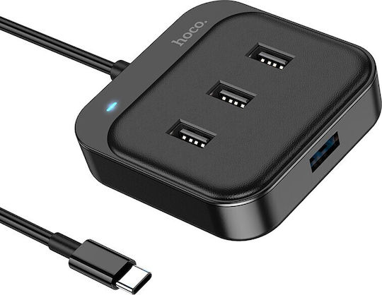 Hoco HB31 Hub 4 Θυρών USB 3.0 με σύνδεση USB-C