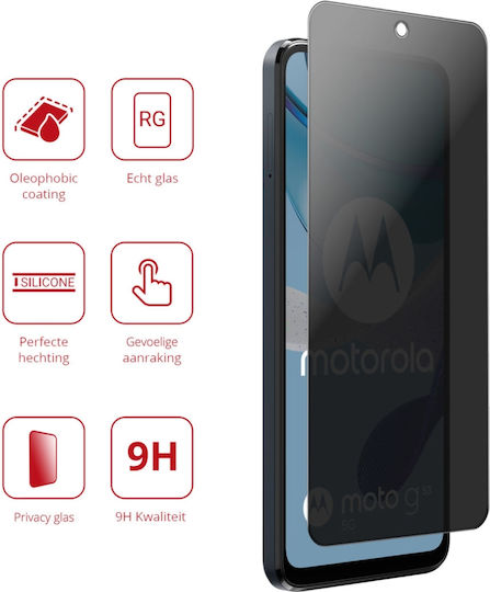 Rosso 2.5D Privacy Tempered Glass (Motorola Moto G53)