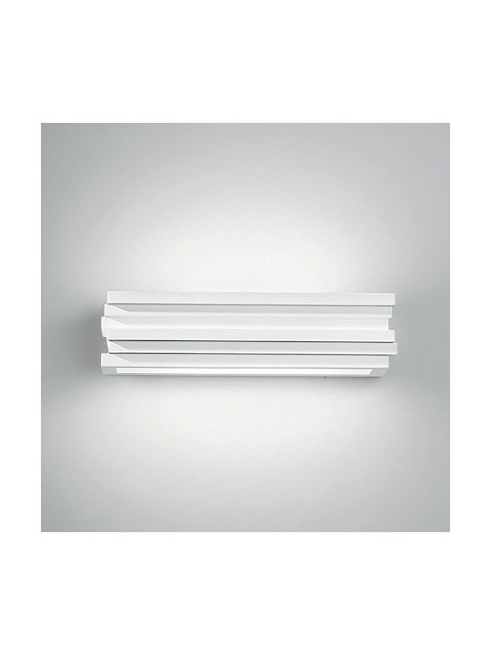 Fan Europe Intec Modern Wall Lamp with E14 Lamp Bulb Base White 37x11x10cm